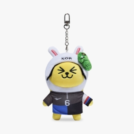카카오프렌즈 X 프로스펙스 팀코리아 루지 인형 키링 무지 콘