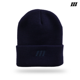 모리모토 동계 니트 비니 보온 방한 네이비