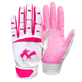 나인 헥사곤 야구 배팅장갑 야구장갑 핑크/화이트