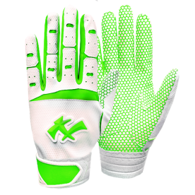 나인 헥사곤 야구 배팅장갑 야구장갑 형광/화이트