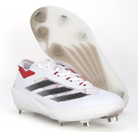 아디다스 징스파이크 아디제로 임팩트 BSB 징일체형 야구화 화이트/블랙/레드 IF8500