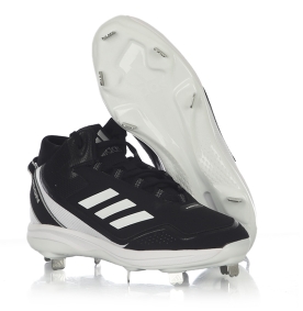 아디다스 징스파이크 아이콘7 MID 징일체형 야구화 블랙 S23886