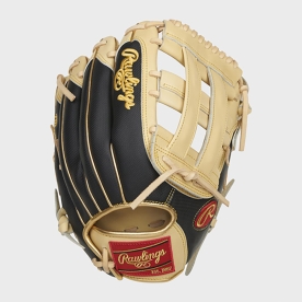 롤링스 HOH 외야 야구 글러브 R2G CONTOUR FIT 12.5인치 카멜/블랙 PROR3028U-6C