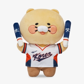 카카오프렌즈 X 프로-스펙스 팀코리아 야구 인형_춘식이