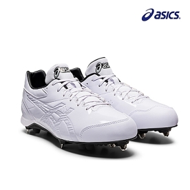 아식스 네오리바이브 4 징 스파이크 야구화 화이트 1123A039 110