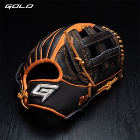 골드 유니크 외야 야구글러브 조용호 모델 13인치 블랙/오렌지 GBG-PRO 085