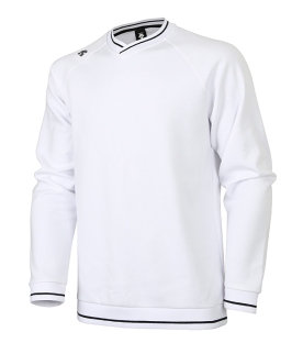 데상트 풀오버 긴팔 야구 화이트 SN321ZTL81