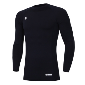 데상트 야구 긴팔 언더셔츠 크루넥 네이비 SN121ZTL21 NVY0