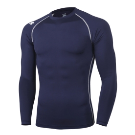 데상트 야구 긴팔 언더셔츠 크루넥 네이비 SO121ZCO31