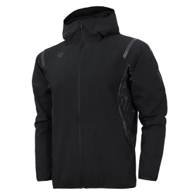 데상트 후디 풀집업 자켓_오타니컬렉션 블랙 S0111WJK21