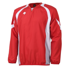 데상트 야구 긴팔 바람막이 레드/화이트 SN111WWB21