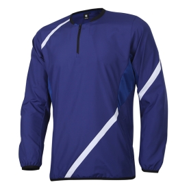 데상트 하프집업 야구 바람막이 로얄블루 SN111WWB22