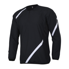 데상트 하프집업 야구 바람막이 블랙 SN111WWB22