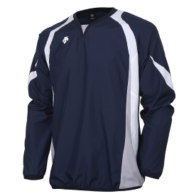 데상트 야구 긴팔 바람막이 네이비/화이트 SO111WWB21