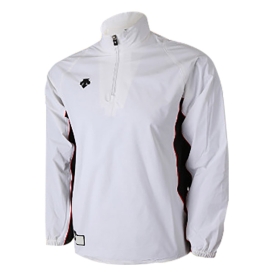 데상트 긴팔 야구 바람막이 화이트 S212WLWB06