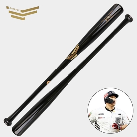 오버플라이 나무배트 야구 우드배트 프로엘리트 강백호 모델 블랙/골드로고 34A2