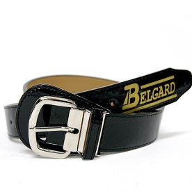 벨가드 야구 에나멜 벨트 블랙