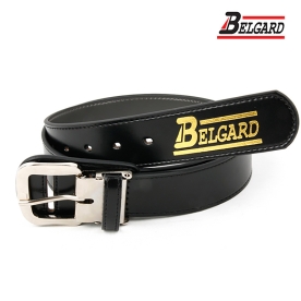 벨가드 프로 야구벨트 신세틱 레더 블랙
