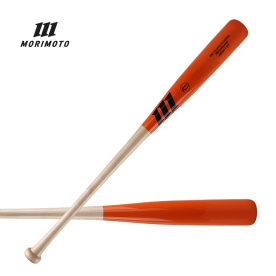 모리모토 프로선수공인 나무배트 야구 우드배트 오렌지/내추럴/블랙로고 스탠다드형 MRM-110