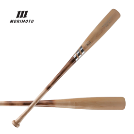 모리모토 프로선수공인 나무배트 야구 우드배트 그을린/내추럴/실버로고 스탠다드형 MRT-1563