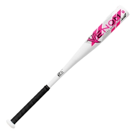 프랭클린 유소년 VENOM 1200 알로이 알루미늄 야구 배트 화이트/블랙 24516