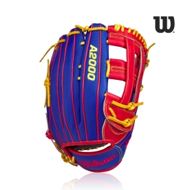 윌슨 GOTM A2000 외야 글러브 12.75인치 레드/블루 WBW1034771275
