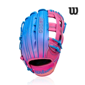 윌슨 A2000 LTM 외야 야구 글러브 12.75인치 핑크/블루 WBW1034391275