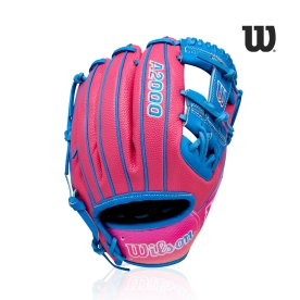 윌슨 A2000 LTM 내야 야구 글러브 11.5인치 블루/핑크 WBW103435115