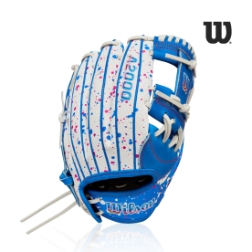 윌슨 A2000FP LTM 내야 야구 글러브 12인치 블루/화이트 WBW10344412