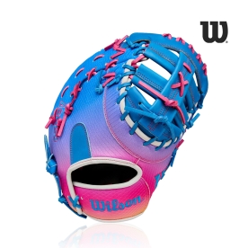 윌슨 A2000 LTM 1루 미트 야구 글러브 12인치 블루/핑크 WBW10344112