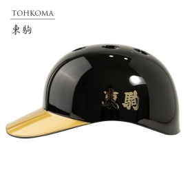 도쿠마 토코마 초경량 포수 헬멧 주루코치 헬멧 투톤 블랙/골드