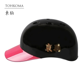 도쿠마 토코마 초경량 포수 헬멧 주루코치 헬멧 투톤 블랙/핑크