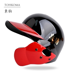 도쿠마 토코마 초경량 야구 타자 헬멧 외귀 검투사 투톤 블랙/레드