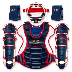 도쿠마 토코마 포수 장비 세트 캐쳐기어세트 네이비/화이트/레드