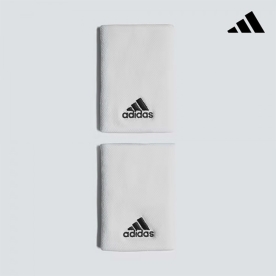 아디다스 손목밴드 스포츠 보호대 아대 장목 2개입 화이트 CF6277