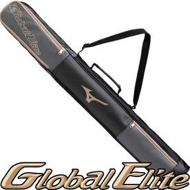 미즈노 글로벌엘리트 야구 배트 가방 배트케이스 2개입 블랙/카멜 1FJTC41293