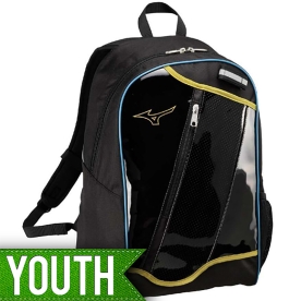 미즈노 유소년 야구 백팩 개인 장비가방 블랙/골드 1FJDC35095