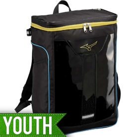 미즈노 유소년 야구 백팩 개인 장비가방 블랙/골드 1FJDC35195
