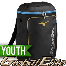 미즈노 글로벌엘리트 유소년 야구 백팩 개인 장비가방 블랙/골드 1FJDC45095