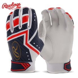 롤링스 플렉스핏 야구 배팅장갑 네이비/레드 EBG21S04