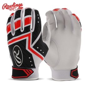 롤링스 플렉스핏 야구 배팅장갑 블랙/레드 EBG21S04