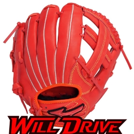 미즈노 유소년 윌드라이브레드 내야 야구 글러브 레드 1AJGY3241070