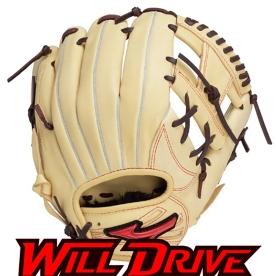 미즈노 유소년 윌드라이브레드 내야 야구 글러브 베이지 1AJGY324208057