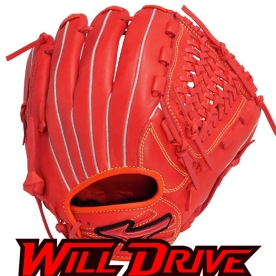미즈노 유소년 윌드라이브레드 투수 올라운드 야구 글러브 레드 1AJGY3243070