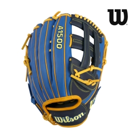 윌슨 A1500 외야 야구 3등급 글러브 12.75인치 블루 WTA1500KR1799KR7
