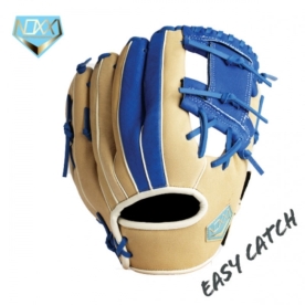 녹스 이지캐치 유소년 내야 야구 글러브 피그스킨 아이웹 밀크/블루