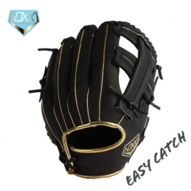 녹스 이지캐치 유소년 내야 야구 글러브 피그스킨 십자웹 블랙/골드