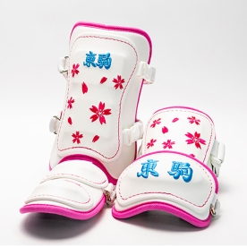 도쿠마 토코마 PRO 한정판 벚꽃 에디션 암가드 풋가드 핑크