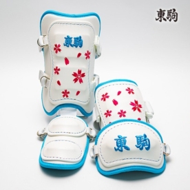 도쿠마 토코마 PRO 한정판 벚꽃 에디션 암가드 풋가드 스카이블루