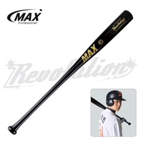 맥스 레볼루션 야구 나무 배트 우드배트 문현빈 선수 모델 블랙 S9006